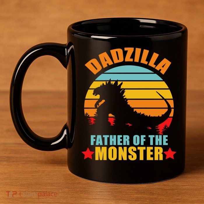 Dadzilla Father Of The Monsters 11oz C Handle Ceramic Mug