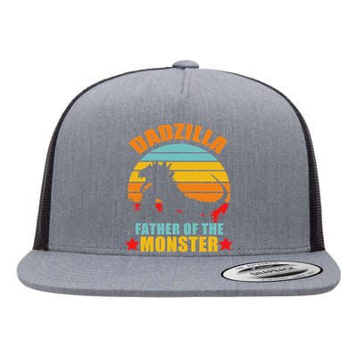 Dadzilla Father Of The Monsters Flat Bill Trucker Hat