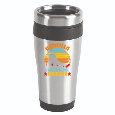 Dadzilla Father Of The Monsters 16oz Travel Tumbler
