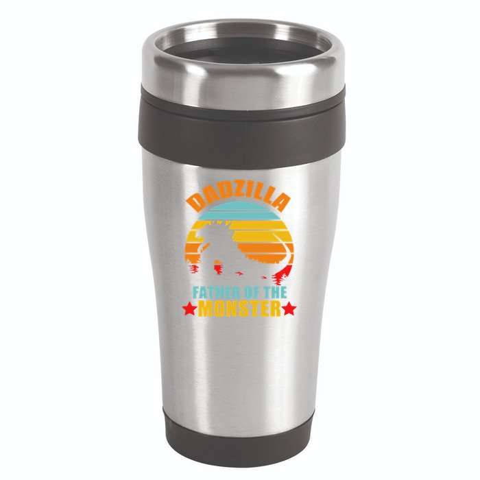 Dadzilla Father Of The Monsters 16oz Travel Tumbler