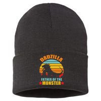 Dadzilla Father Of The Monsters Sustainable Knit Beanie