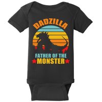 Dadzilla Father Of The Monsters Baby Bodysuit