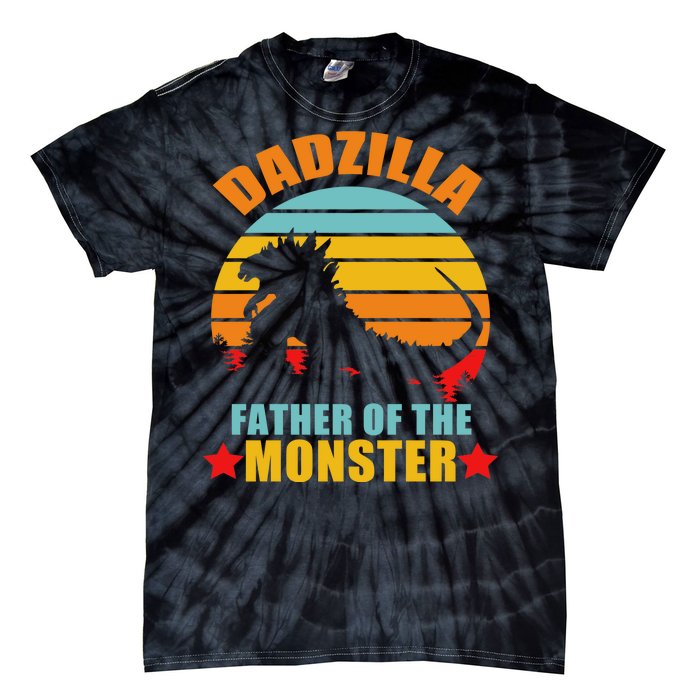 Dadzilla Father Of The Monsters Tie-Dye T-Shirt