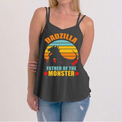 Dadzilla Father Of The Monsters Women's Strappy Tank