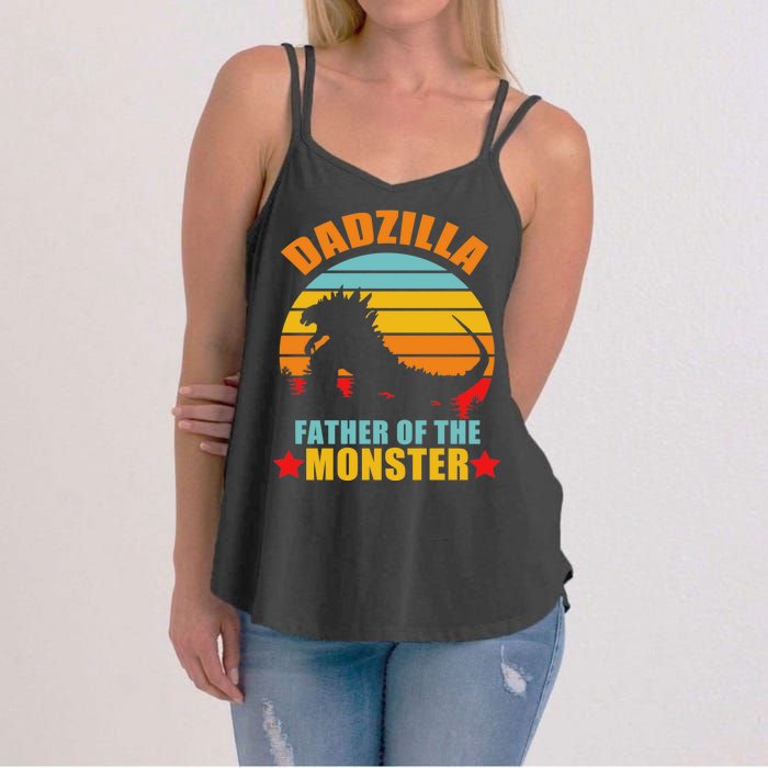 Dadzilla Father Of The Monsters Women's Strappy Tank