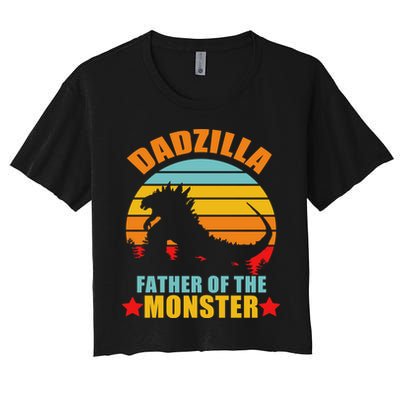 Dadzilla Father Of The Monsters Crop Top