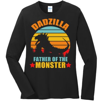 Dadzilla Father Of The Monsters Ladies Long Sleeve Shirt