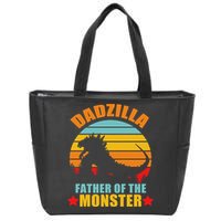 Dadzilla Father Of The Monsters Zip Tote Bag