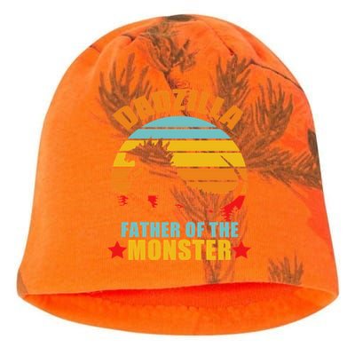 Dadzilla Father Of The Monsters Kati - Camo Knit Beanie