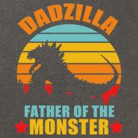 Dadzilla Father Of The Monsters Cotton Canvas Backpack
