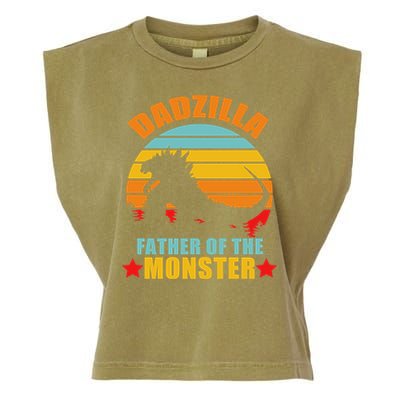 Dadzilla Father Of The Monsters Garment-Dyed Women's Muscle Tee