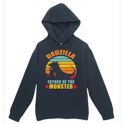 Dadzilla Father Of The Monsters Urban Pullover Hoodie