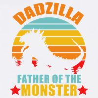 Dadzilla Father Of The Monsters Garment-Dyed Sweatshirt