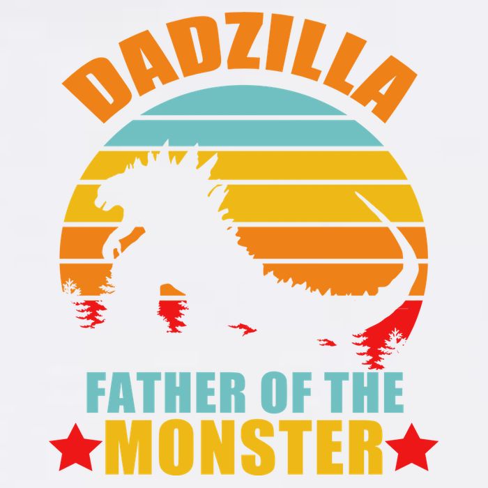 Dadzilla Father Of The Monsters Garment-Dyed Sweatshirt