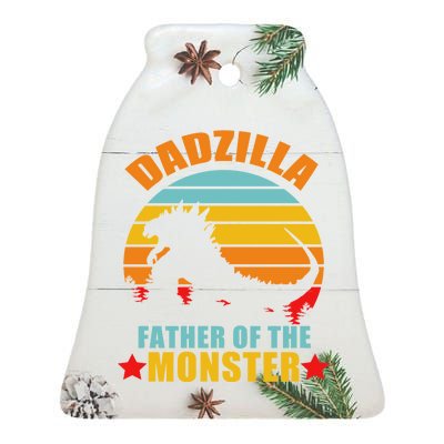 Dadzilla Father Of The Monsters Ceramic Bell Ornament