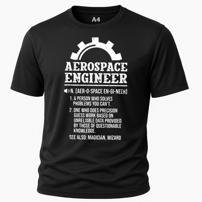 Definition Aerospace Engineer Aerospace Engineer Cooling Performance Crew T-Shirt