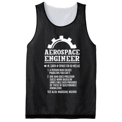Definition Aerospace Engineer Aerospace Engineer Mesh Reversible Basketball Jersey Tank