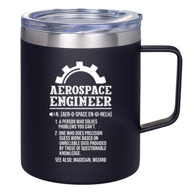 Definition Aerospace Engineer Aerospace Engineer 12oz Stainless Steel Coffee Mug