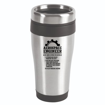 Definition Aerospace Engineer Aerospace Engineer 16oz Travel Tumbler