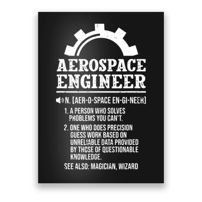 Definition Aerospace Engineer Aerospace Engineer Poster