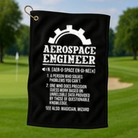 Definition Aerospace Engineer Aerospace Engineer Golf Towel