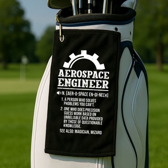 Definition Aerospace Engineer Aerospace Engineer Golf Towel