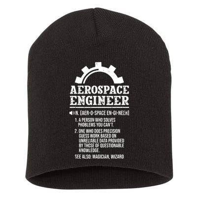 Definition Aerospace Engineer Aerospace Engineer Short Acrylic Beanie