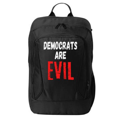 Democrats Are Evil Impeach Nancy Pelosi Anti Adam Schiff City Backpack