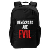 Democrats Are Evil Impeach Nancy Pelosi Anti Adam Schiff Daily Commute Backpack