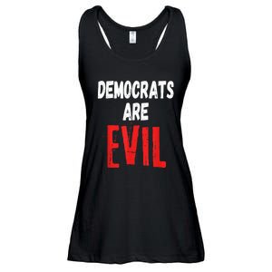 Democrats Are Evil, Impeach Nancy Pelosi, Anti Adam Schiff Ladies Essential Flowy Tank