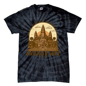 Discover And Explore Angkor Wat Of Khmer Cambodia Tie-Dye T-Shirt