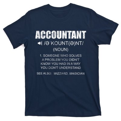 Definition Accountant Funny CPA Gift Taxation Audit Taxes T-Shirt