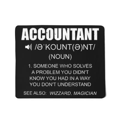 Definition Accountant Funny CPA Gift Taxation Audit Taxes Mousepad