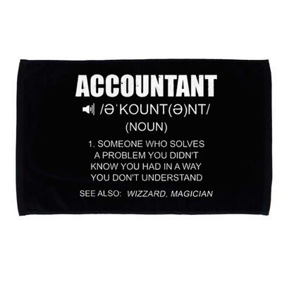 Definition Accountant Funny CPA Gift Taxation Audit Taxes Microfiber Hand Towel