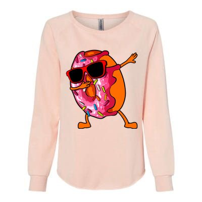 Donut Art For Women Dabbing Doughnut Donut Lover Womens California Wash Sweatshirt