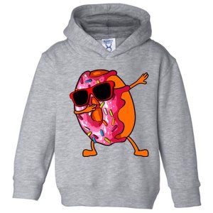 Donut Art For Women Dabbing Doughnut Donut Lover Toddler Hoodie