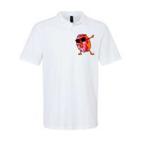 Donut Art For Women Dabbing Doughnut Donut Lover Softstyle Adult Sport Polo