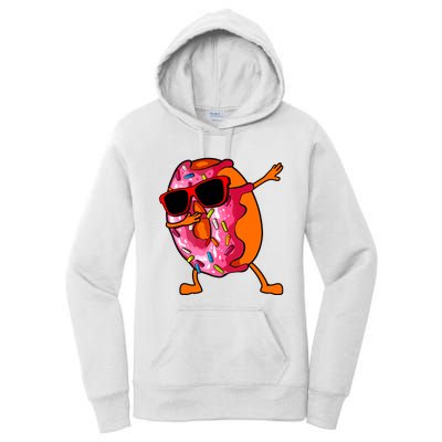 Donut Art For Women Dabbing Doughnut Donut Lover Women's Pullover Hoodie