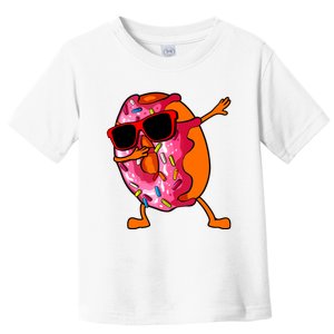 Donut Art For Women Dabbing Doughnut Donut Lover Toddler T-Shirt