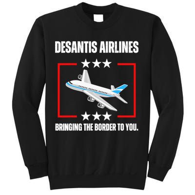 DeSantis Airlines Funny Political Meme DeSantis Airlines Sweatshirt