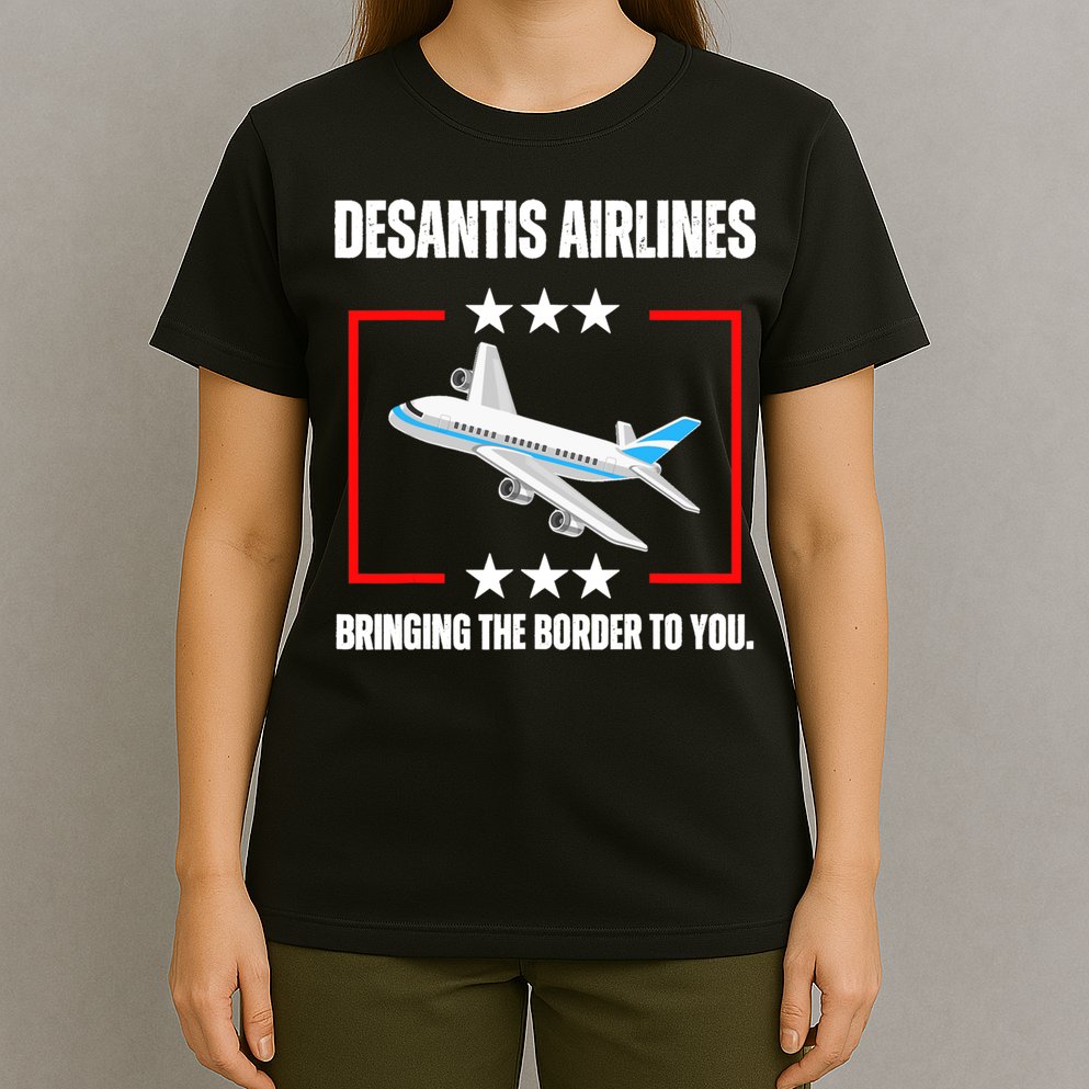 DeSantis Airlines Funny Political Meme DeSantis Airlines T-Shirt