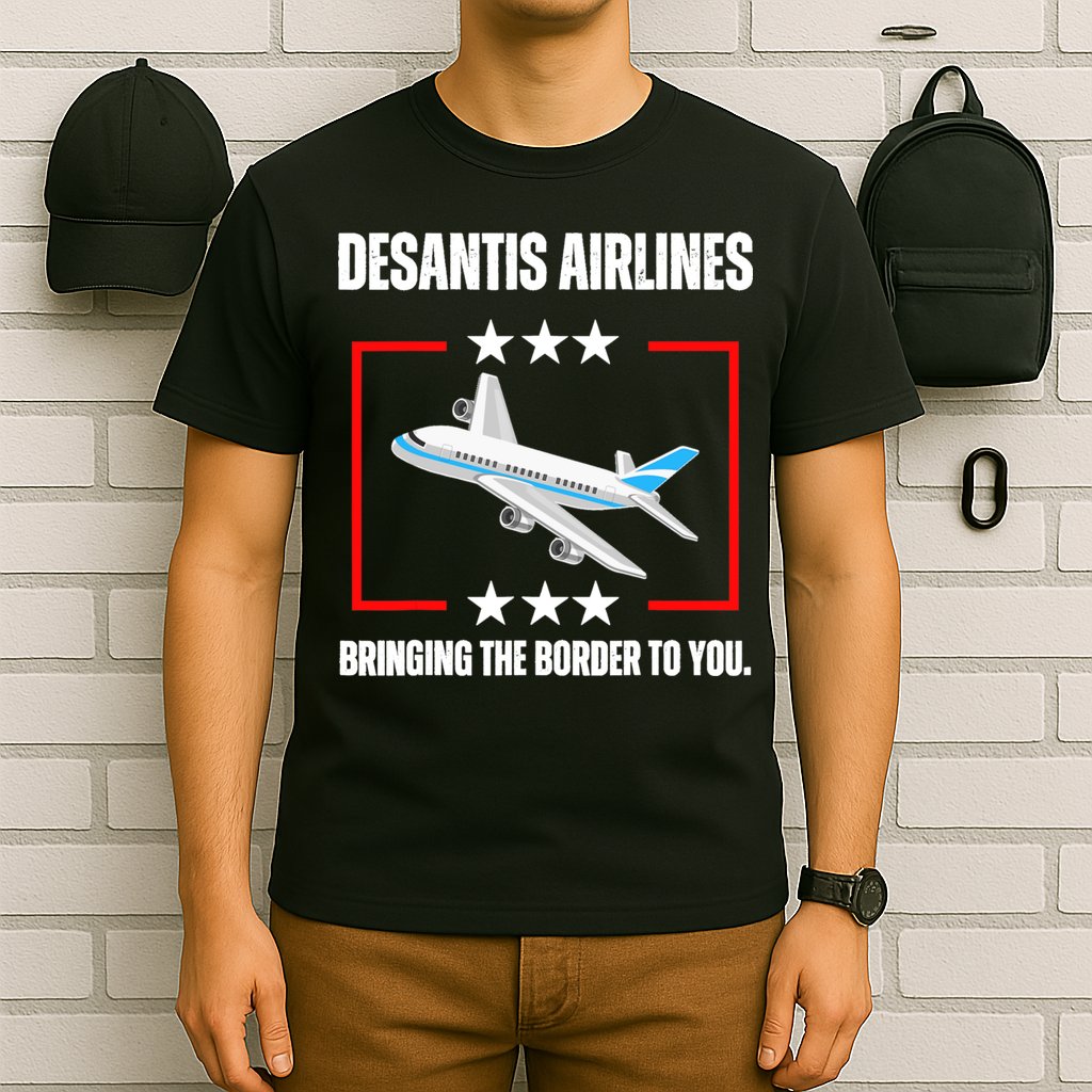 DeSantis Airlines Funny Political Meme DeSantis Airlines T-Shirt