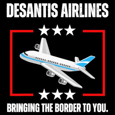 DeSantis Airlines Funny Political Meme DeSantis Airlines T-Shirt