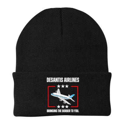 DeSantis Airlines Funny Political Meme DeSantis Airlines Beanie