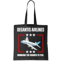 DeSantis Airlines Funny Political Meme DeSantis Airlines Tote Bag