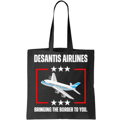 DeSantis Airlines Funny Political Meme DeSantis Airlines Tote Bag