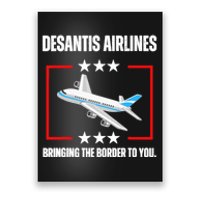 DeSantis Airlines Funny Political Meme DeSantis Airlines Poster