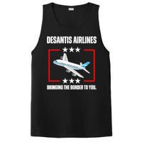 DeSantis Airlines Funny Political Meme DeSantis Airlines PosiCharge Competitor Tank