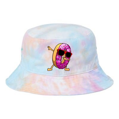 Donut Art For Women Dabbing Doughnut Donut Lover Tie Dye Newport Bucket Hat