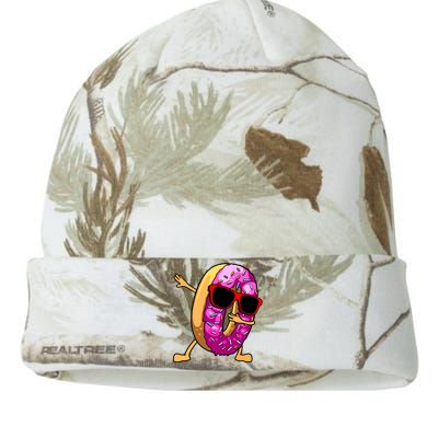 Donut Art For Women Dabbing Doughnut Donut Lover Kati Licensed 12" Camo Beanie